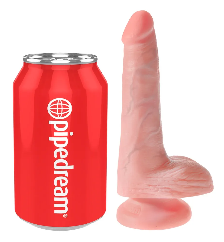 Dildo „6" Cock with Balls“ mit Saugfuß Dildo „6" Cock with Balls“ mit Saugfuß