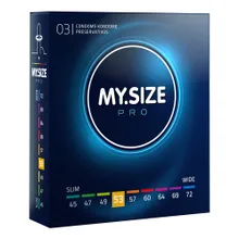 Kondome „MY.SIZE pro 53 mm“ allergenarm Kondome „MY.SIZE pro 53 mm“ allergenarm