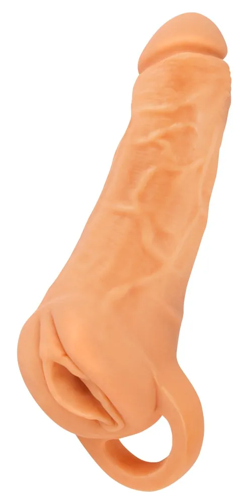 Penissleeve „Extender & Masturbator“ mit Hodenring Penissleeve „Extender & Masturbator“ mit Hodenring