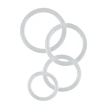 4-teiliges Penisringset „Clear Cock Rings“, 3 - 5 cm Ø 4-teiliges Penisringset „Clear Cock Rings“, 3 - 5 cm Ø