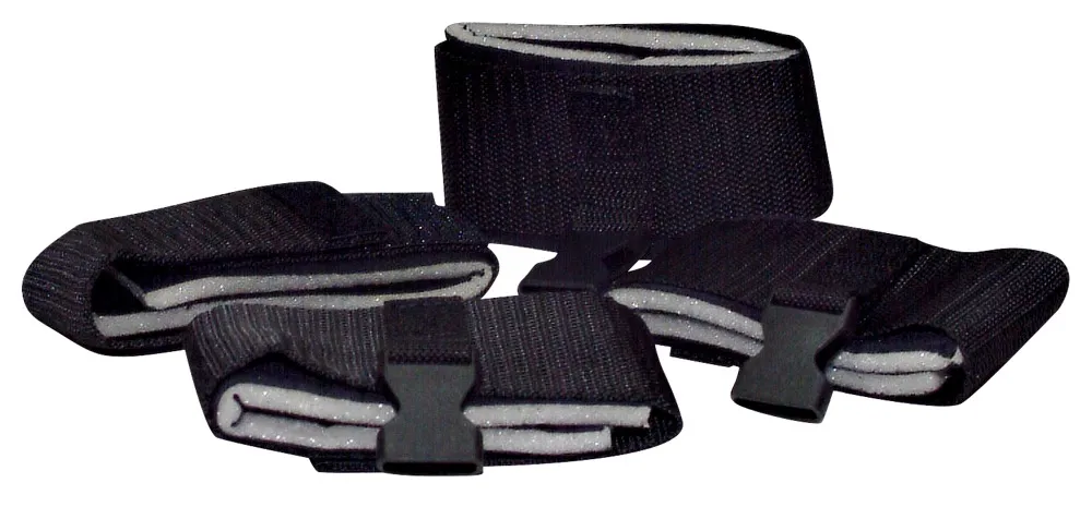Bettfesseln, gepolstert mit Klettverschluss Bettfesseln, gepolstert mit Klettverschluss