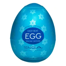 Masturbator „Egg Snow Crystal“ mit intensiver Kristall-Stimulationsstruktur Masturbator „Egg Snow Crystal“ mit intensiver Kristall-Stimulationsstruktur