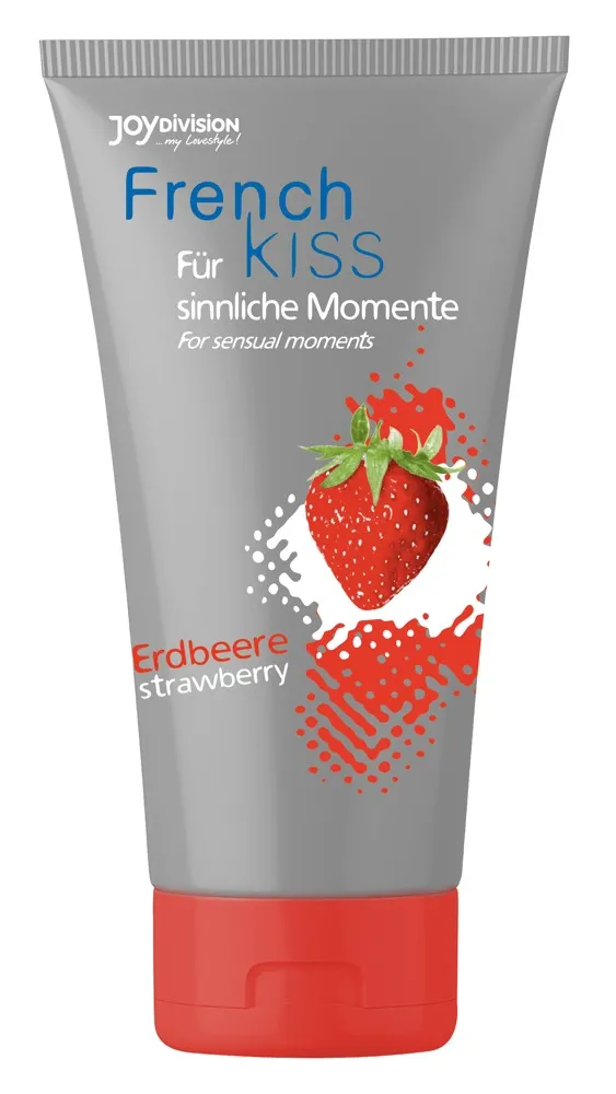 Gleitgel „Frenchkiss Erdbeer“ mit Aroma Gleitgel „Frenchkiss Erdbeer“ mit Aroma