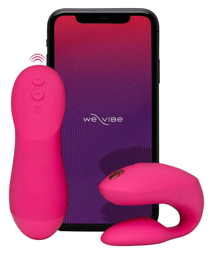 Paarvibrator „Chorus Pro“ mit Haptic Squeeze Fernbedienung Paarvibrator „Chorus Pro“ mit Haptic Squeeze Fernbedienung