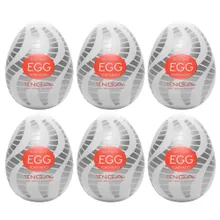 Masturbator „Egg Tornado“ mit Spiralrillen-Stimulationsstruktur Masturbator „Egg Tornado“ mit Spiralrillen-Stimulationsstruktur
