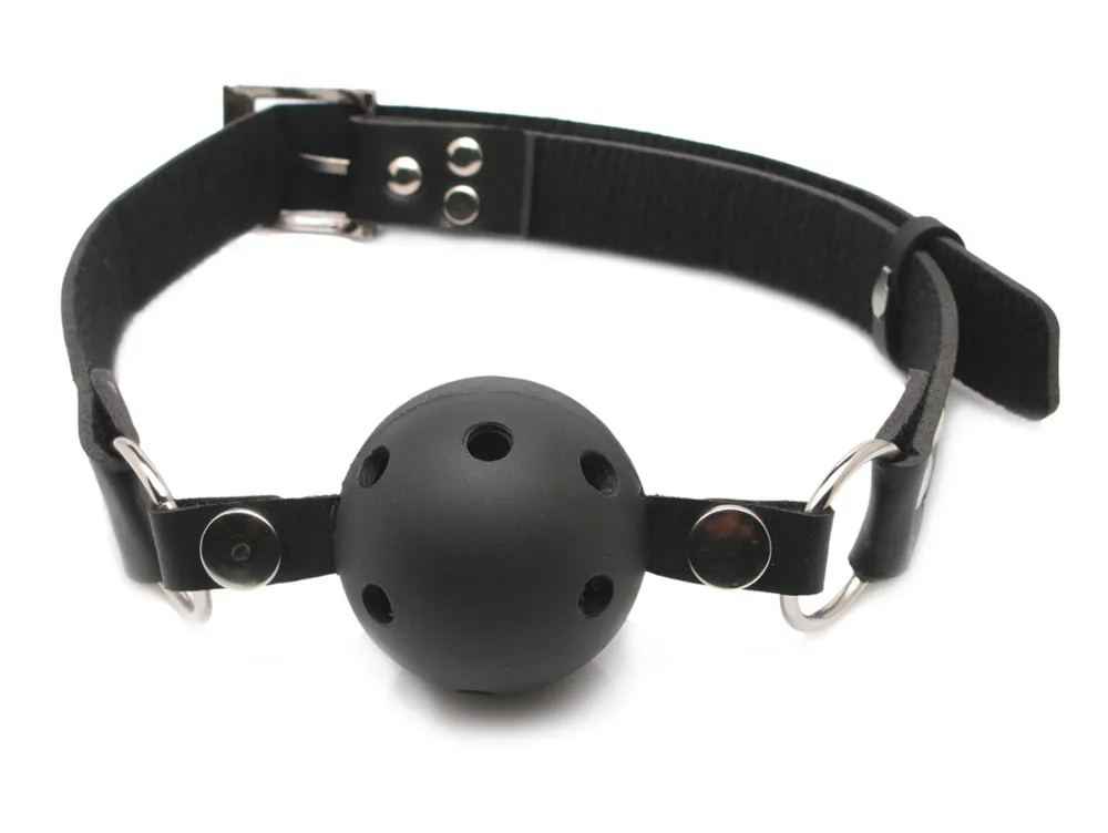 Knebel „Breathable Ball Gag“, Beißball mit Atemlöchern Knebel „Breathable Ball Gag“, Beißball mit Atemlöchern