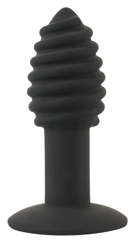 Analplug „Twist butt plug“, mit ausgeprägter Rillenstruktur, 7 Vibrationsmodi Analplug „Twist butt plug“, mit ausgeprägter Rillenstruktur, 7 Vibrationsmodi