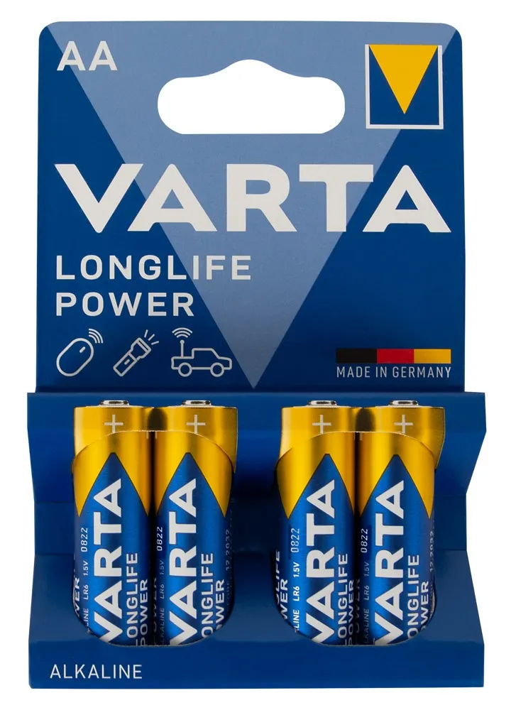 Varta Mignon-Batterien, AA, 4er-Set Varta Mignon-Batterien, AA, 4er-Set