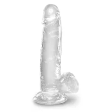 Naturdildo „7“-Cock with Balls“ mit Saugfuß Naturdildo „7“-Cock with Balls“ mit Saugfuß