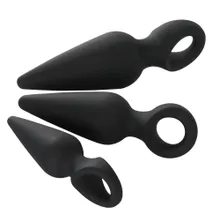 3-teiliges Analplug-Set 3-teiliges Analplug-Set