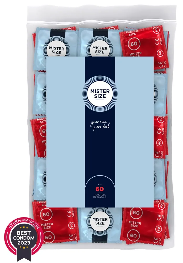 Kondome „60 mm“, transparent, hauchdünn, feucht Kondome „60 mm“, transparent, hauchdünn, feucht