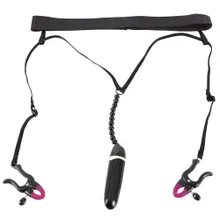 Vulvalippenspreizer "Spreader String" mit Vibrator Vulvalippenspreizer "Spreader String" mit Vibrator