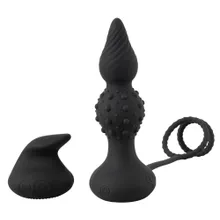Penis-/Hodenring „RC Butt Plug with Cock & Ball Rings“ mit Vibro-Analplug Penis-/Hodenring „RC Butt Plug with Cock & Ball Rings“ mit Vibro-Analplug