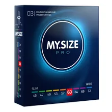 Kondome „MY.SIZE pro 60 mm“ allergenarm Kondome „MY.SIZE pro 60 mm“ allergenarm