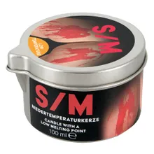 S/M-Kerze im Alu-Tiegel S/M-Kerze im Alu-Tiegel