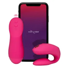 Paarvibrator „Chorus Pro“ mit Haptic Squeeze Fernbedienung Paarvibrator „Chorus Pro“ mit Haptic Squeeze Fernbedienung