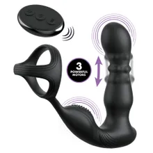 Analvibrator „Ass-Gasm Slide & Glide“ mit Perlenmassage Analvibrator „Ass-Gasm Slide & Glide“ mit Perlenmassage