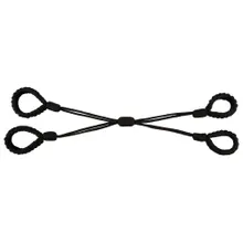 Fesselkreuz „Cuff Set Rope“ mit verstellbaren Schlaufen für Hände & Füße Fesselkreuz „Cuff Set Rope“ mit verstellbaren Schlaufen für Hände & Füße