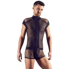 Body mit Brustharness aus Webgummibändern Body mit Brustharness aus Webgummibändern