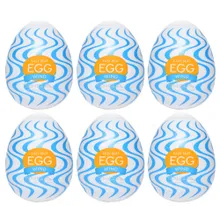 Masturbator „Egg Wind“ mit Wellen-Stimulationsstruktur Masturbator „Egg Wind“ mit Wellen-Stimulationsstruktur