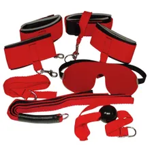 8-teiliges Fesselset „Red Giant“ für Fesselspiel-Einsteiger:innen 8-teiliges Fesselset „Red Giant“ für Fesselspiel-Einsteiger:innen