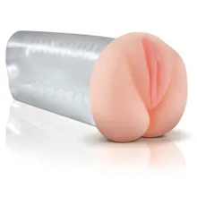 Masturbator „Deluxe See-Thru Stroker“, mit Vagina und Anus-Öffnung Masturbator „Deluxe See-Thru Stroker“, mit Vagina und Anus-Öffnung