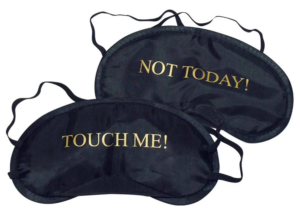 Augenmaske „Stimmung“, beidseitig bedruckt Augenmaske „Stimmung“, beidseitig bedruckt