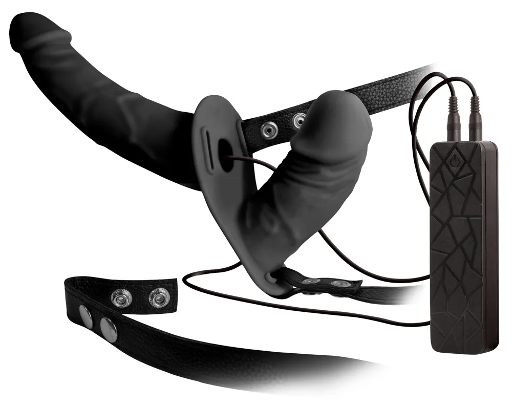 Umschnallvibrator „Double Thruster“ mit 2 Vibratoren Umschnallvibrator „Double Thruster“ mit 2 Vibratoren