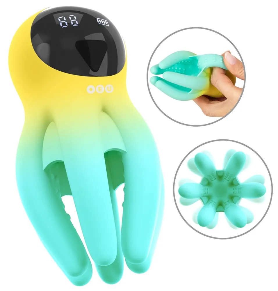 Multi-Vibrator „be Squidly“ im Kraken-Design Multi-Vibrator „be Squidly“ im Kraken-Design