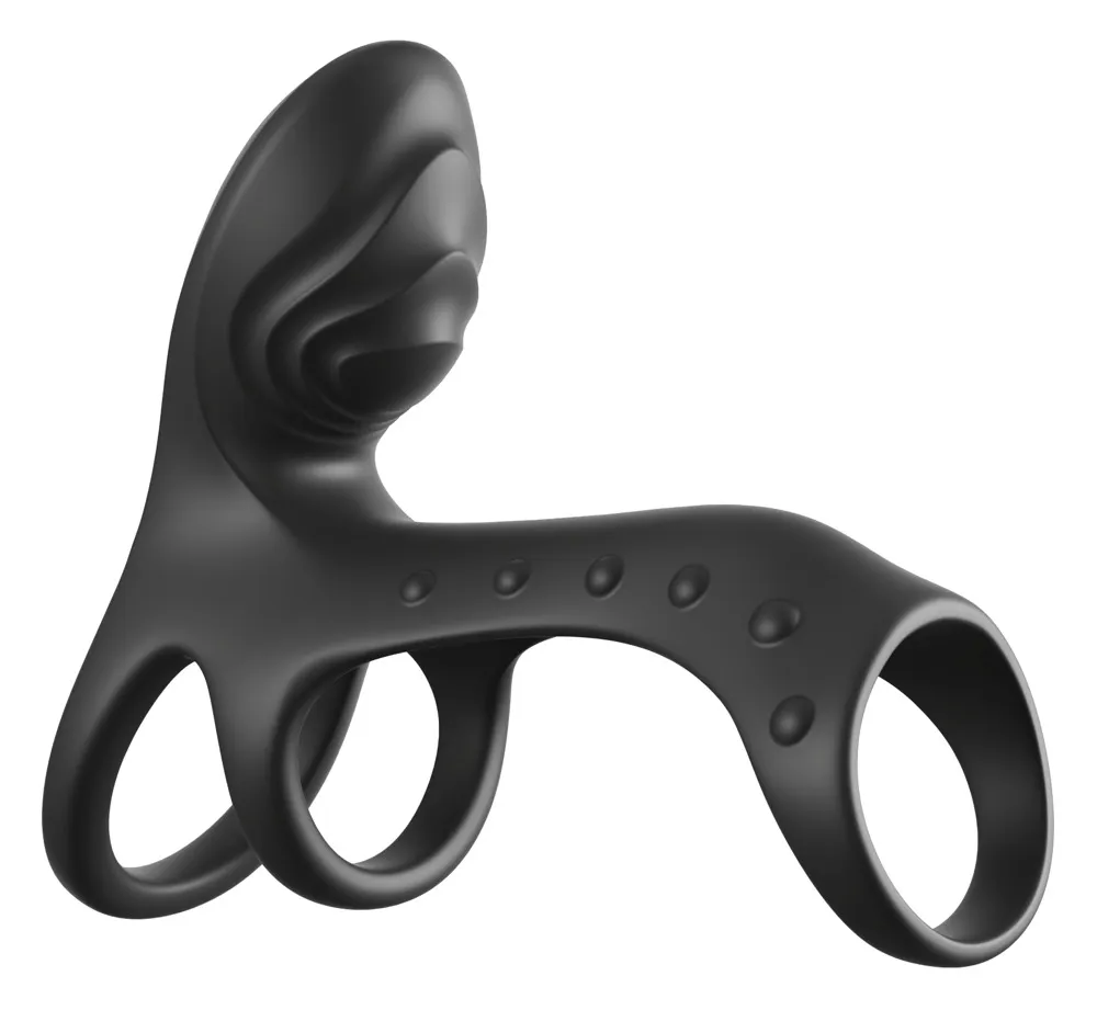 Penismanschette „Ultimate Couples Cage Pro“ mit Doppel-Vibration Penismanschette „Ultimate Couples Cage Pro“ mit Doppel-Vibration