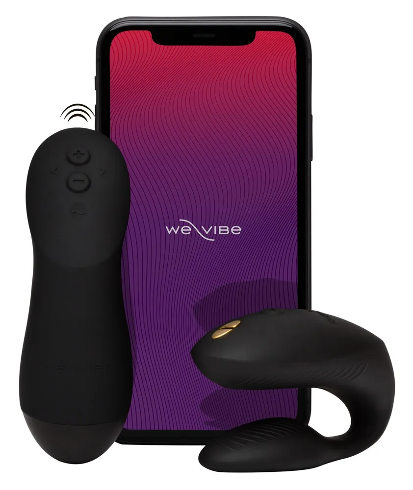 Paarvibrator „Chorus Pro“ mit Haptic Squeeze Fernbedienung Paarvibrator „Chorus Pro“ mit Haptic Squeeze Fernbedienung