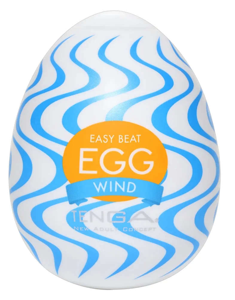 Masturbator „Egg Wind“ mit Wellen-Stimulationsstruktur Masturbator „Egg Wind“ mit Wellen-Stimulationsstruktur