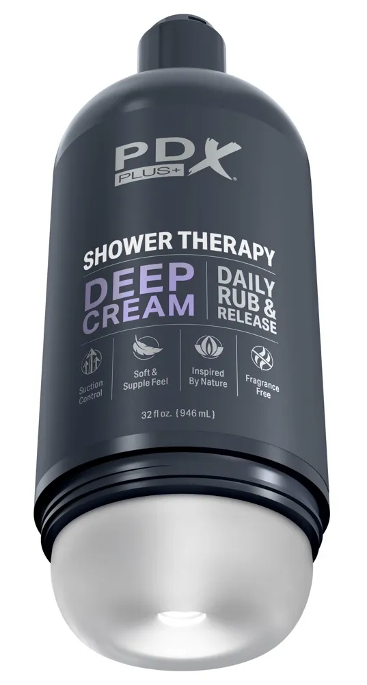 Masturbator „Shower Therapy Deep Cream“ inklusive abnehmbarem Saugfuß Masturbator „Shower Therapy Deep Cream“ inklusive abnehmbarem Saugfuß