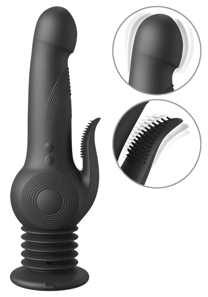 Vibrator „Pogo Thruster“ mit federndem Saugfuß Vibrator „Pogo Thruster“ mit federndem Saugfuß