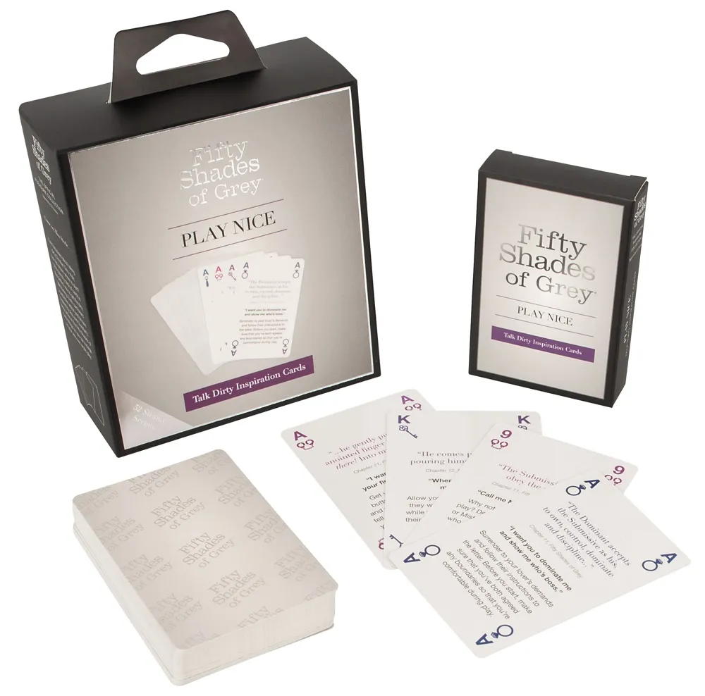 Kartenspiel „Play Nice Talk Dirty Inspiration Cards“ Kartenspiel „Play Nice Talk Dirty Inspiration Cards“