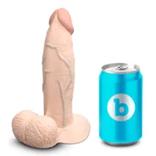 Naturdildo „slipskin girthy“ mit Saugfuß Naturdildo „slipskin girthy“ mit Saugfuß