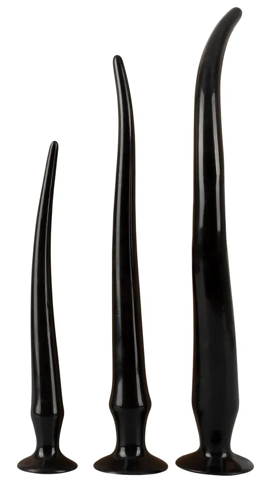 3-teiliges Analplug-Set „Super Long Flexible Butt Plug Set“, verschiedene Extra-Längen und Gewichte 3-teiliges Analplug-Set „Super Long Flexible Butt Plug Set“, verschiedene Extra-Längen und Gewichte