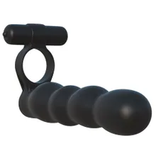 Vibro-Penisring „Posable Partner Double Penetrator“ mit Dildo Vibro-Penisring „Posable Partner Double Penetrator“ mit Dildo