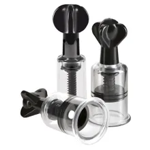 Nippel- und Klitorissauger „Super Suckers Trio“, mit Drehmechanismus Nippel- und Klitorissauger „Super Suckers Trio“, mit Drehmechanismus