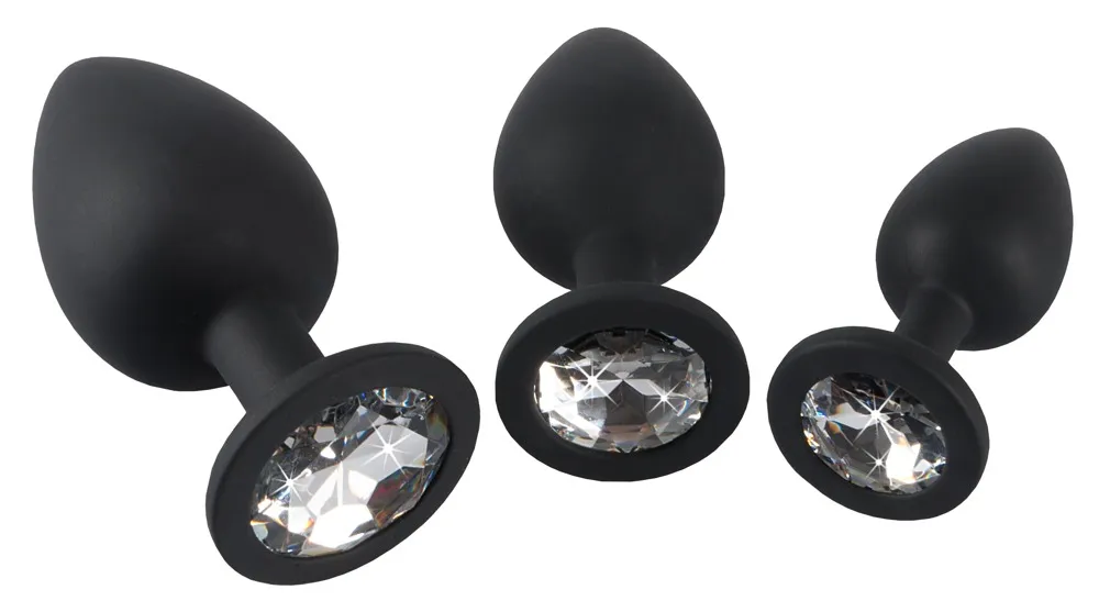 Analplug-Set, 3-teilig, verschiedene Größen Analplug-Set, 3-teilig, verschiedene Größen