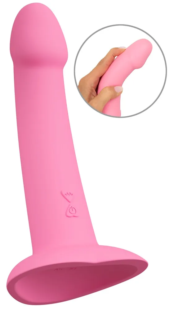 Vibrator „Heart Guy Pink“ mit herzförmigem Saugfuß Vibrator „Heart Guy Pink“ mit herzförmigem Saugfuß