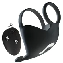 Penis-/Hodenring „Cock ring with RC ball massager“ mit Hodenvibrator Penis-/Hodenring „Cock ring with RC ball massager“ mit Hodenvibrator