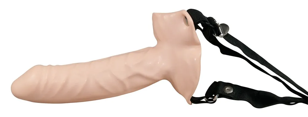 Penishülle „Bull Power“ aus Latex mit verstellbarem Umschnallgurt Penishülle „Bull Power“ aus Latex mit verstellbarem Umschnallgurt
