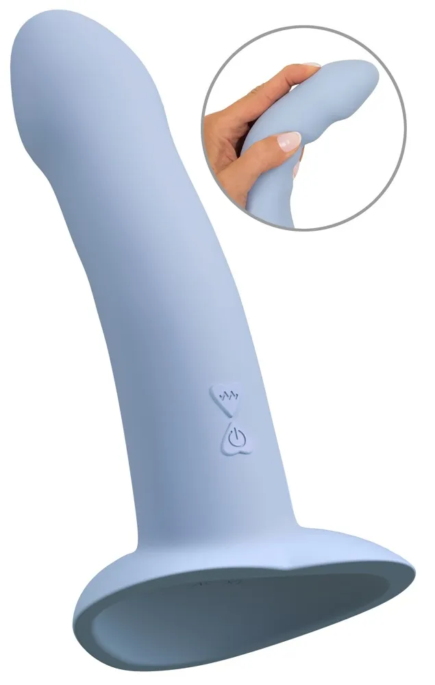Vibrator „Heart Guy Blue“ mit herzförmigem Saugfuß Vibrator „Heart Guy Blue“ mit herzförmigem Saugfuß