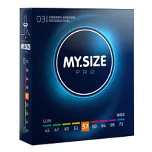 Kondome „MY.SIZE pro 57 mm“ allergenarm Kondome „MY.SIZE pro 57 mm“ allergenarm