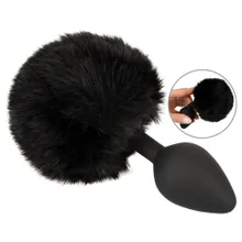 Analplug „fluffy tail size M“ mit Kunstfell-Puschel Analplug „fluffy tail size M“ mit Kunstfell-Puschel