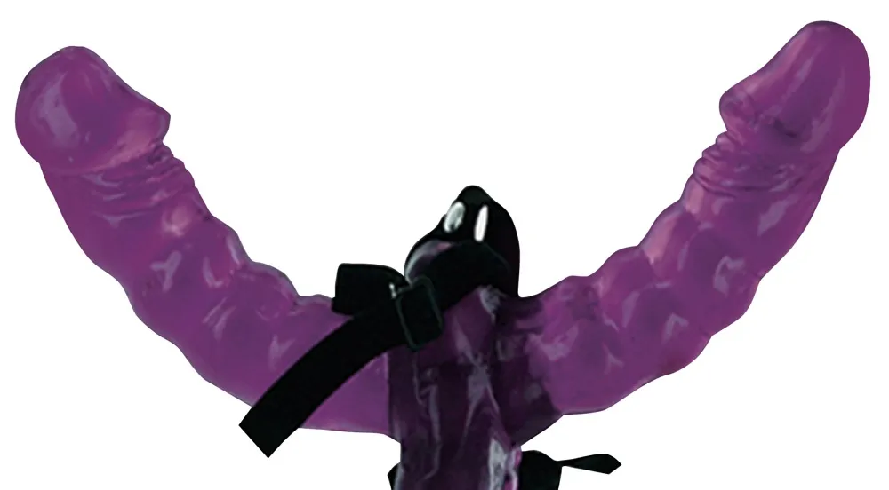 Umschnalldildo „Double Delight Strap-on“, zur doppelten Penetration Umschnalldildo „Double Delight Strap-on“, zur doppelten Penetration