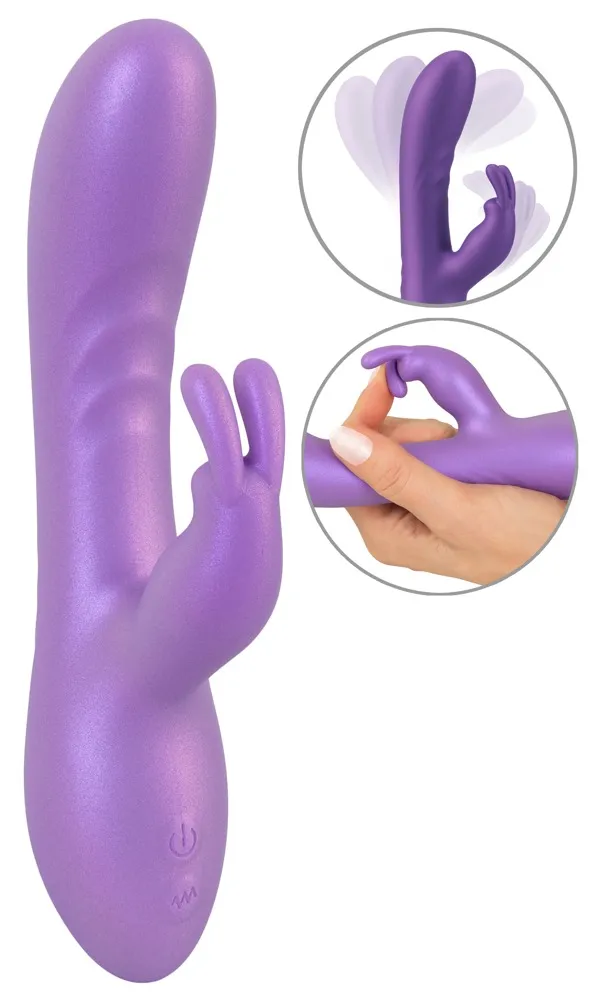 Rabbitvibrator im Metallic-Glossy-Look Rabbitvibrator im Metallic-Glossy-Look