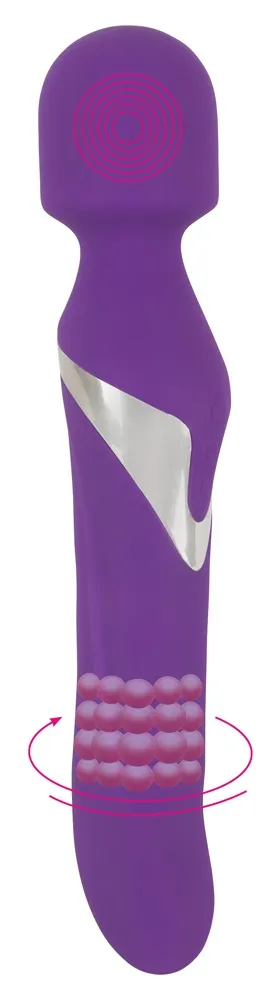 Massagestab „Wand & Pearl Vibrator“, beidseitig verwendbar Massagestab „Wand & Pearl Vibrator“, beidseitig verwendbar