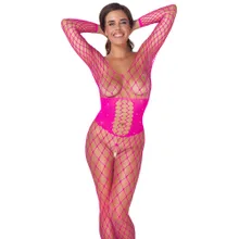 Ouvert-Catsuit aus pinkfarbenem Netz Ouvert-Catsuit aus pinkfarbenem Netz